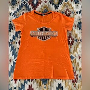 Women’s bedazzled Harley Davidson T-shirt